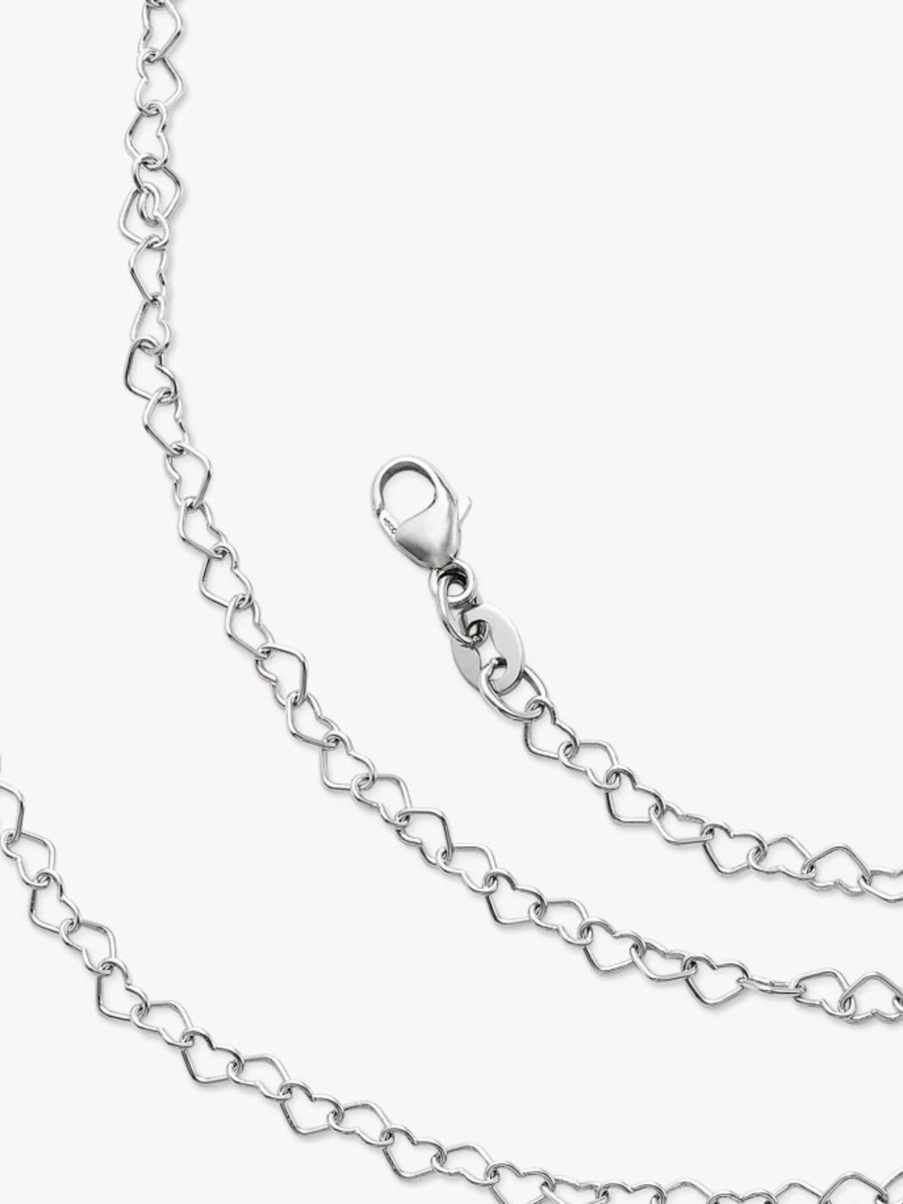 James Avery Delicate Connected Hearts Chain 16"